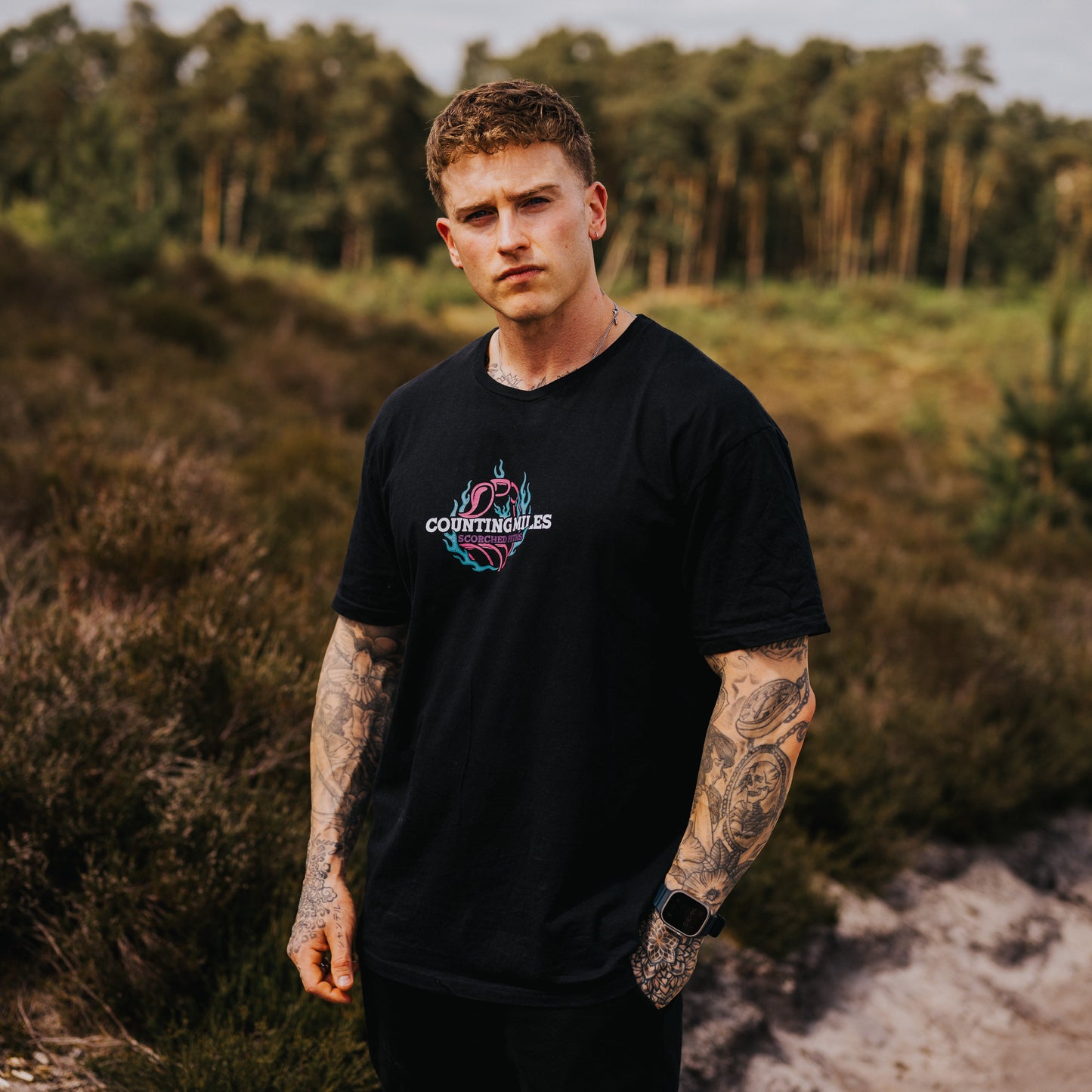 Scorched Paths Night Tee