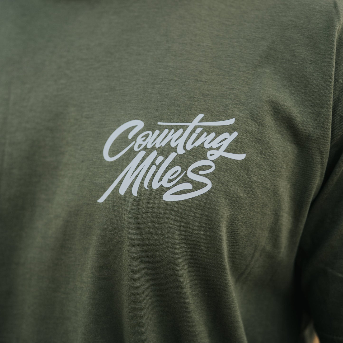 Essentials Logo Tee – Olive Green