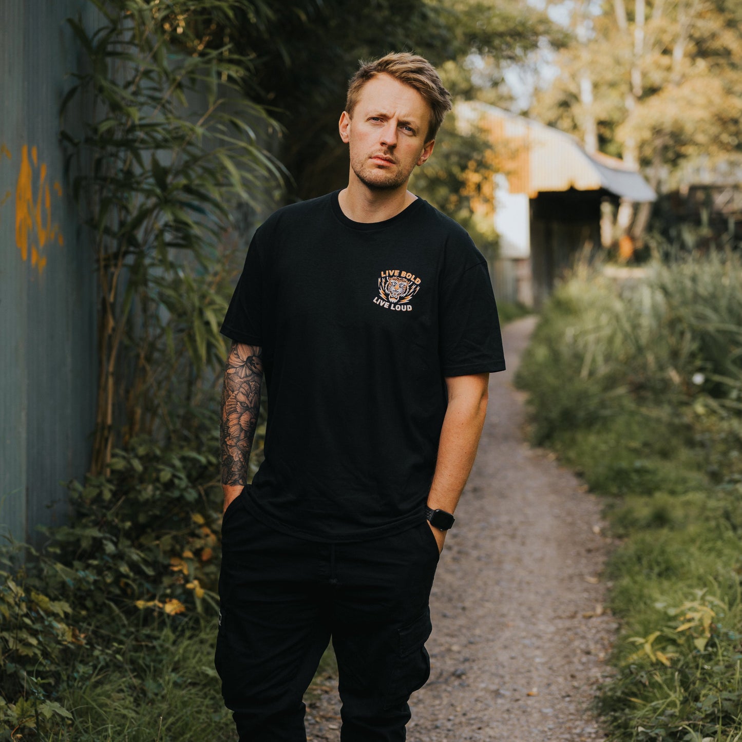 Live Bold Tiger Tee