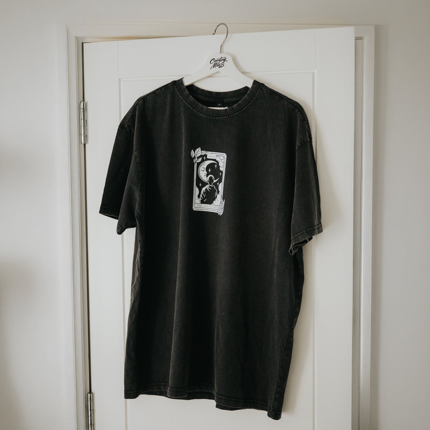 Stargazer Stone Wash Oversized Tee - Stone Wash Black