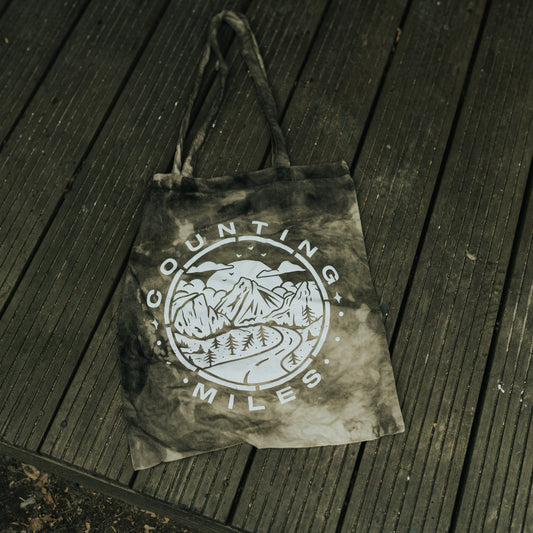 Washed Out Mountains Tote Bag