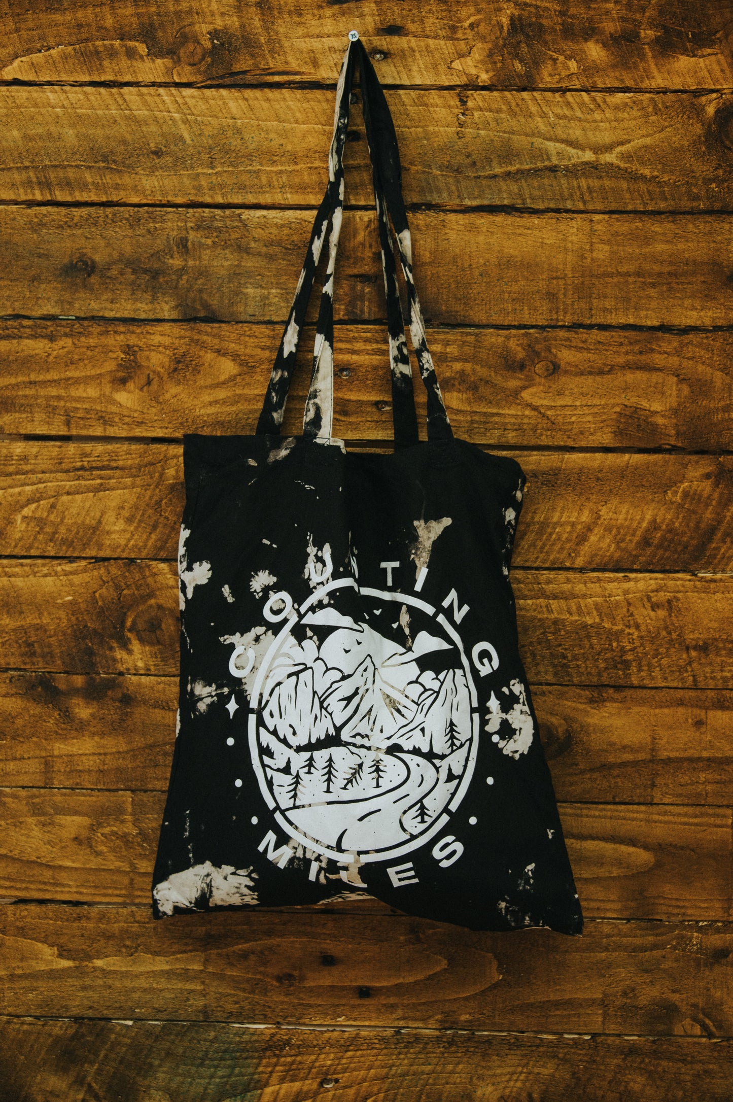 Acid Washed Mountains Tote Bag