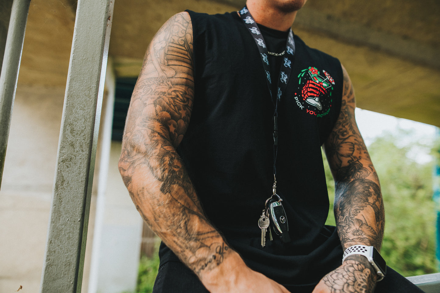 Counting Miles Logo Lanyard V2.0