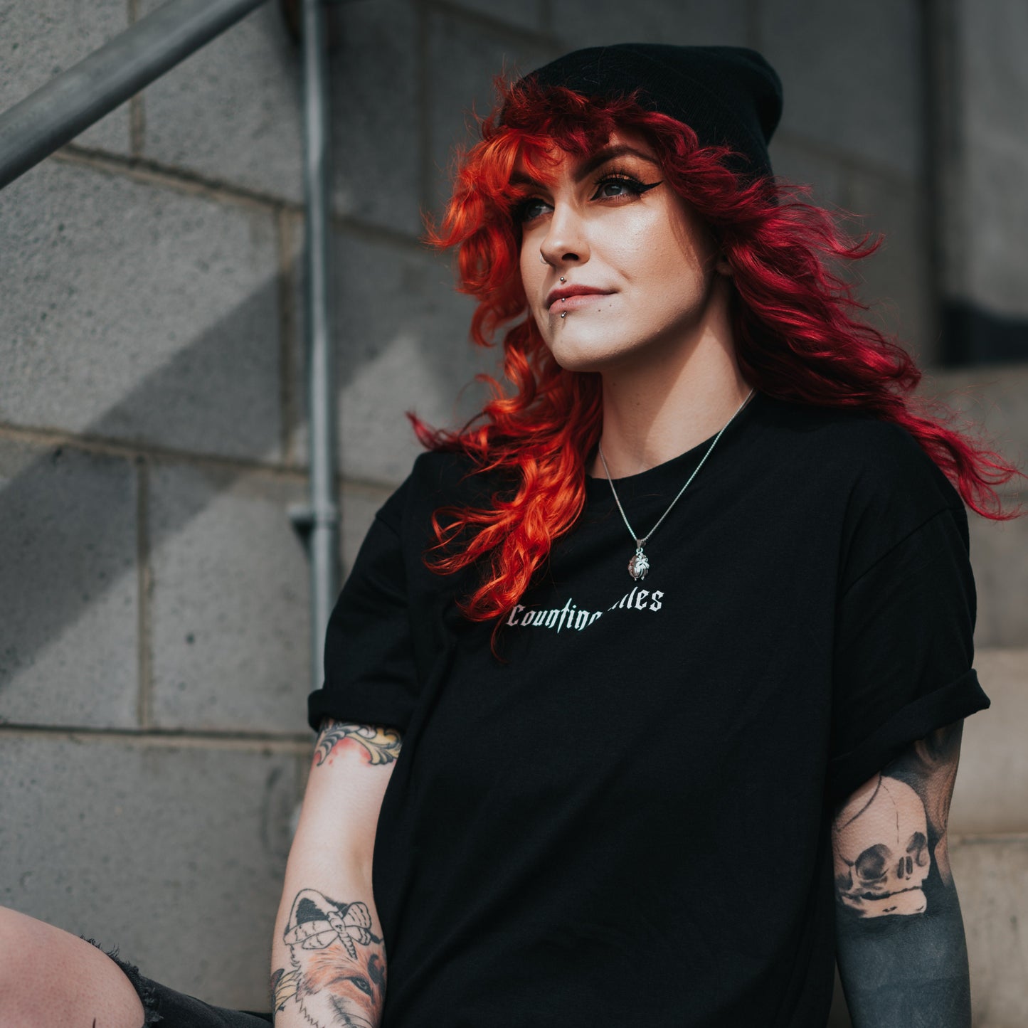 Gothic Dagger Logo Tee