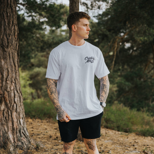 Essentials Logo Tee – Salt White
