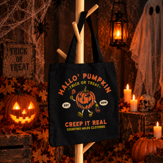 Hallo Pumpkin Trick or Treat Tote