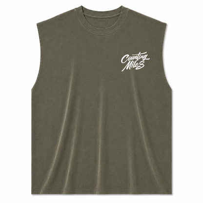 Premium Stone Wash Sleeveless Tank
