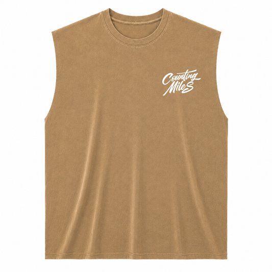 Premium Stone Wash Sleeveless Tank