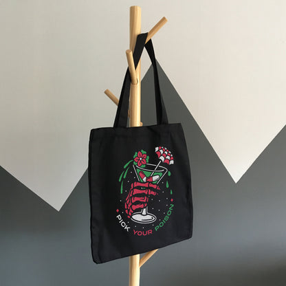 Pick Your Design - Black Tote Bag