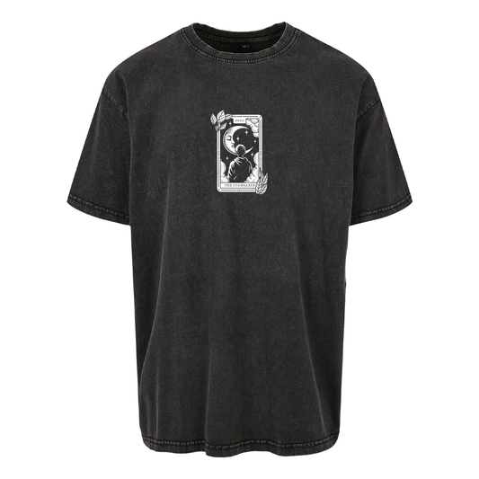 Stargazer Stone Wash Oversized Tee - Stone Wash Black