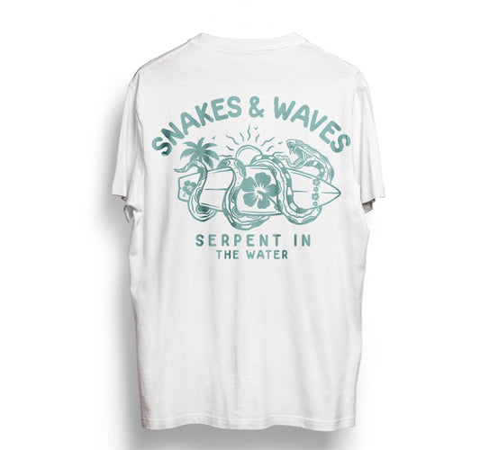 Snake & Waves Tee
