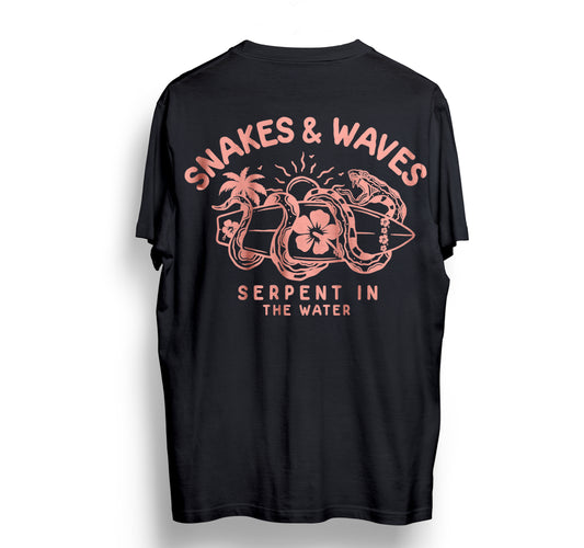 Snake & Waves Tee