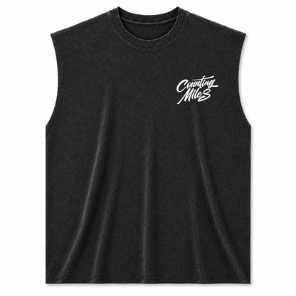 Premium Stone Wash Sleeveless Tank