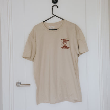 Coffee Roasters Tee (Sand)