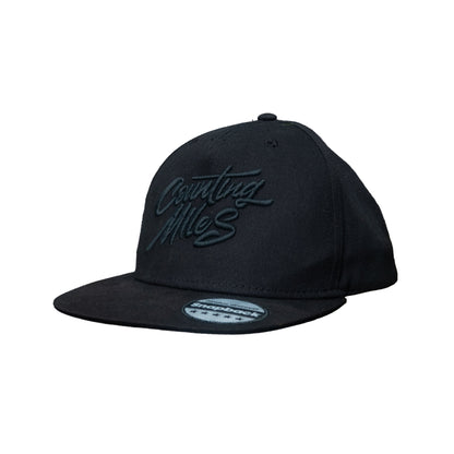 All Black Snapback