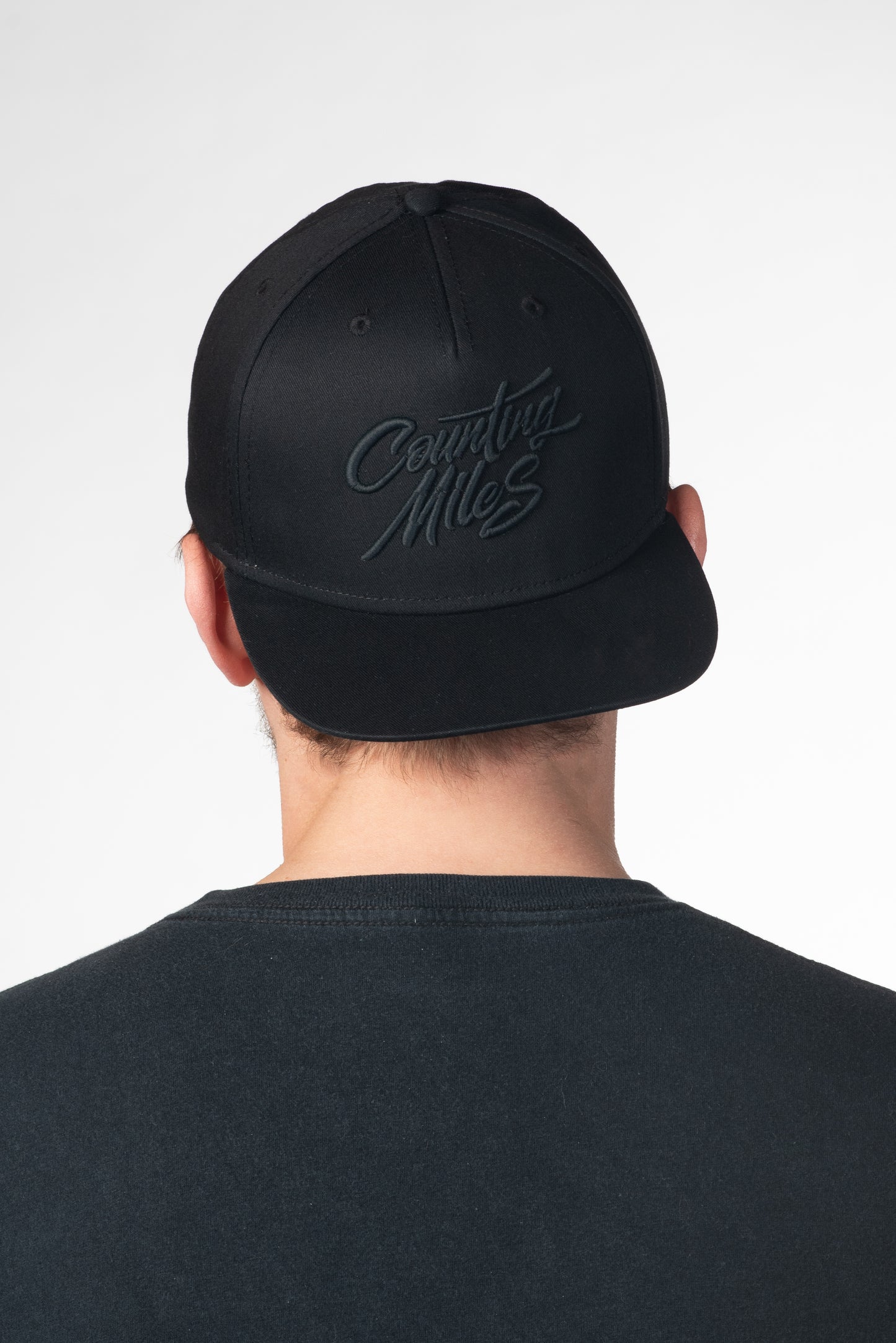 All Black Snapback