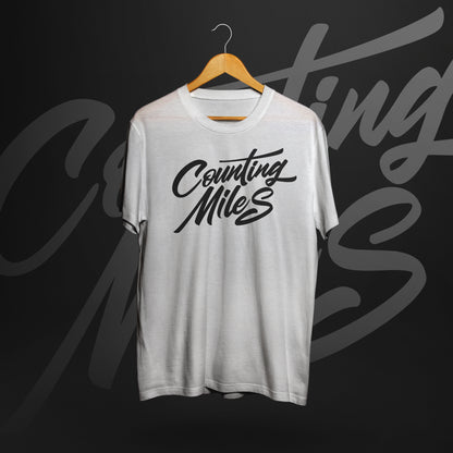 White Logo Tee